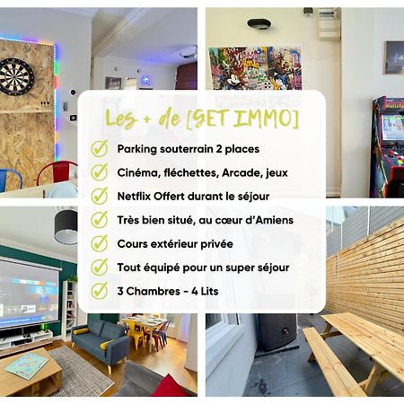 Maison 3Ch - Cinema - Game Room - Parking - Gare Αμιάν Εξωτερικό φωτογραφία